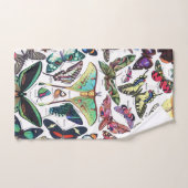 Adolphe Millot "Schmetterlinge" 3. Badhandtuch Set (Handtuch)