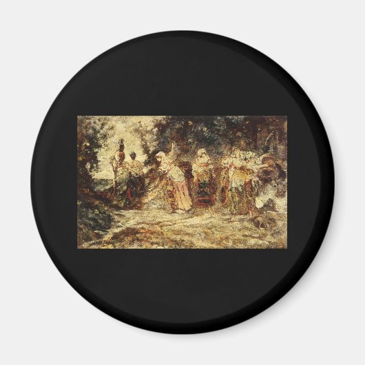 Adolphe Monticelli am Brunnen Magnet (Vorne)