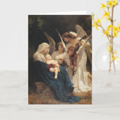 Adolphe-William Bouguereau. Lied der Engel Karte (Gelbe Blume)