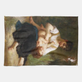 Adolphus Child and Tee von William Bouguereau Geschirrtuch (Horizontal)