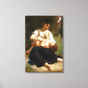 Adolphus Child and Tee von William Bouguereau Leinwanddruck