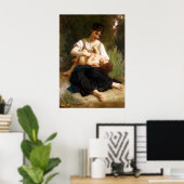 Adolphus Child and Tee von William Bouguereau Poster (Heimbüro)
