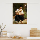 Adolphus Child and Tee von William Bouguereau Poster (Küche)