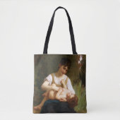 Adolphus Child and Tee von William Bouguereau Tasche (Vorderseite)