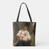 Adolphus Child and Tee von William Bouguereau Tasche (Rückseite)