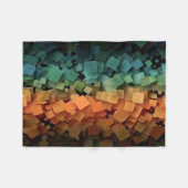 ADOM Abstracte Quadrate Wurfdecke Fleecedecke (Vorderseite (Horizontal))