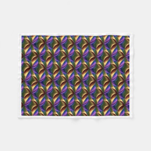 ADOM Abstrakte Metallische Musterdecke Fleecedecke (Vorderseite (Horizontal))