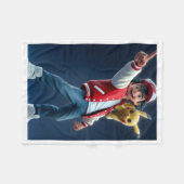 ADOM Anime-Held-Abenteuer-Decke Fleecedecke (Vorderseite (Horizontal))