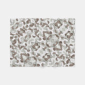 ADOM Beige Geometrischer Teppich-Decke Fleecedecke (Vorderseite (Horizontal))