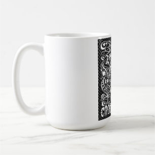 ADOM "Big Trouble" Damen Langarm T-Shirt Kaffeetasse