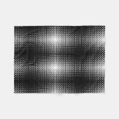 ADOM Black Triangle Halftone-Decke Fleecedecke (Vorderseite (Horizontal))