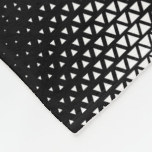 ADOM Black Triangle Halftone-Decke Fleecedecke