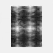 ADOM Black Triangle Halftone-Decke Fleecedecke (Vorderseite)