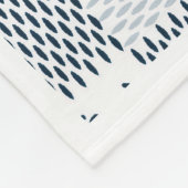 ADOM Blau kariertes Web-Decke Fleecedecke (Ecke)