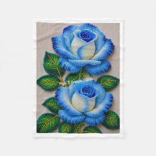 ADOM Blaue Texturierte Rosen Decke