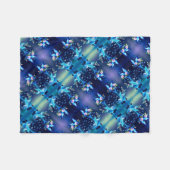 ADOM Blue Aquatic Wave Decke (Vorderseite (Horizontal))