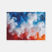 ADOM Blue & Orange Smoke Art Decke (Vorderseite (Horizontal))