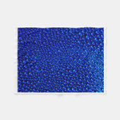 ADOM Blue Water Drops Art-Decke Fleecedecke (Vorderseite (Horizontal))