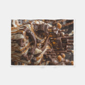 ADOM Chocolate Factory Fantasy Blanket Fleecedecke (Vorderseite (Horizontal))