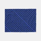 ADOM Deep Blue Mesh Weave Decke (Vorderseite (Horizontal))