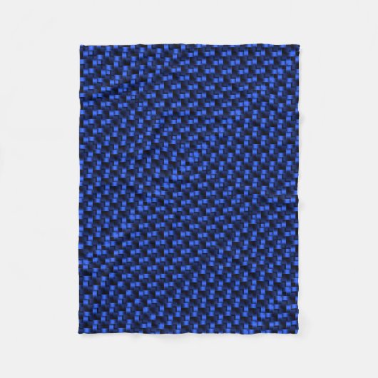 ADOM Deep Blue Mesh Weave Decke (Vorderseite)