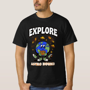 ADOM Erkunde Astro Begrenzte Erde Kunst T-Shirt