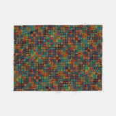 ADOM Farbige Mosaikfliesen-Decke Fleecedecke (Vorderseite (Horizontal))