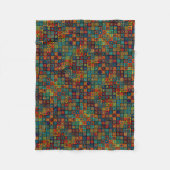 ADOM Farbige Mosaikfliesen-Decke Fleecedecke (Vorderseite)