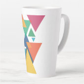 ADOM Geometric Art Langarmshirt Milchtasse (Rechte Ecke)