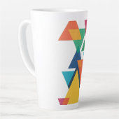 ADOM Geometric Art Langarmshirt Milchtasse (Linke Ecke)