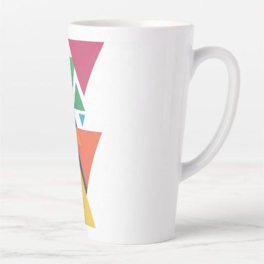 ADOM Geometric Art Langarmshirt Milchtasse (Rechts)