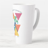 ADOM Geometric Art Langarmshirt Milchtasse (Rechte Ecke)