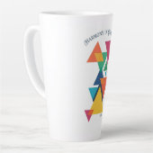 ADOM Geometric Art Langarmshirt Milchtasse (Linke Ecke)