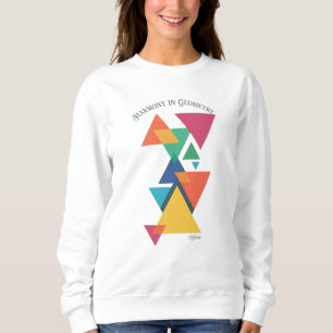 ADOM Geometric Art Langarmshirt Sweatshirt