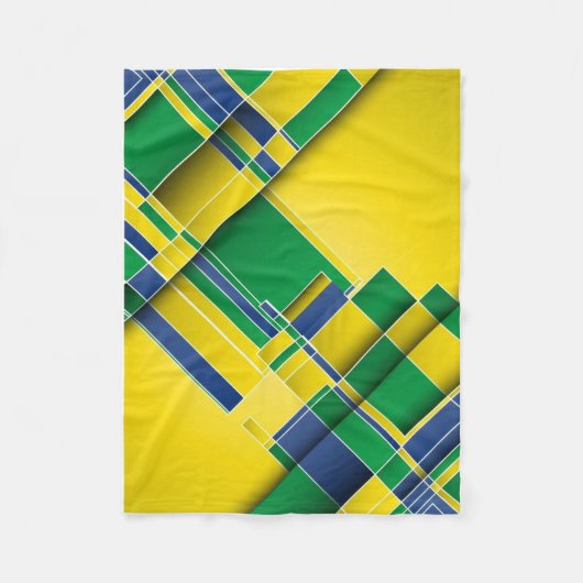 ADOM Geometrische moderne Wurfdecke Fleecedecke (Vorderseite)