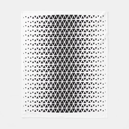 ADOM Geometrisches Dreiecks-Muster-Decke Fleecedecke (Vorderseite)