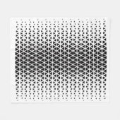 ADOM Geometrisches Dreiecks-Muster-Decke Fleecedecke (Vorderseite (Horizontal))