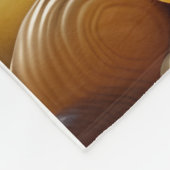 ADOM Golden Polierte Kiesel Steppdecke Fleecedecke (Ecke)