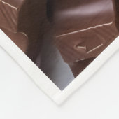 ADOM Gourmet Milch-Schokoladen-Decke Fleecedecke (Ecke)