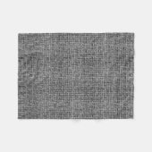 ADOM Graue Texturierte Mesh-Decke Fleecedecke (Vorderseite (Horizontal))