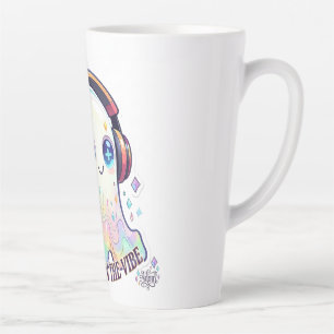 ADOM "Grooving in the Vibe" Damen-T-Shirt Milchtasse