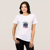 ADOM Ice Cold Cool Panther Tri-Blend Shirt (Vorderseite voll)