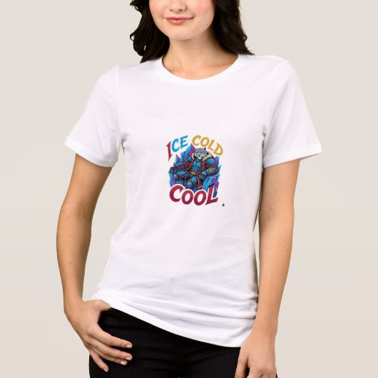 ADOM Ice Cold Cool Panther Tri-Blend Shirt (Vorderseite)