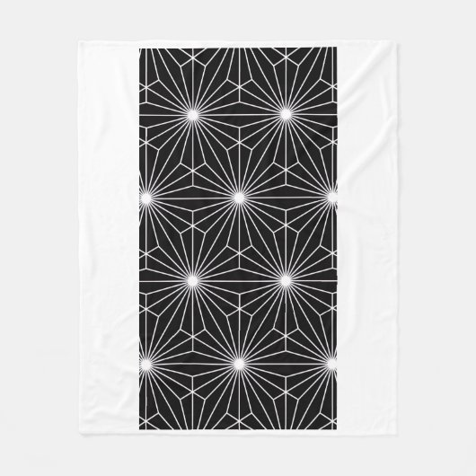 ADOM Japanese Geometric Star Blanket Fleecedecke (Vorderseite)