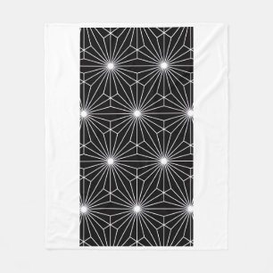 ADOM Japanische geometrische Sterndecke Fleecedecke