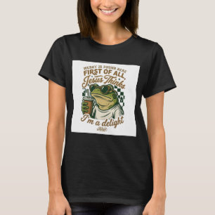 ADOM "Jesus denkt, ich bin ein Vergnügen" Damen-T- T-Shirt