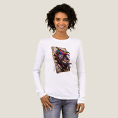 ADOM Joker Playing Card Long Sleeve Tee (Vorderseite voll)