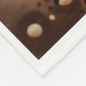 ADOM Kaffee- und Milch-Splash-Art-Decke Fleecedecke (Ecke)