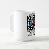ADOM Keep It Real Langarm-Shirt Kaffeetasse (Vorderseite Links)