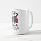 ADOM Keep It Real Long Sleeve Tee Kaffeetasse (VorderseiteRechts)